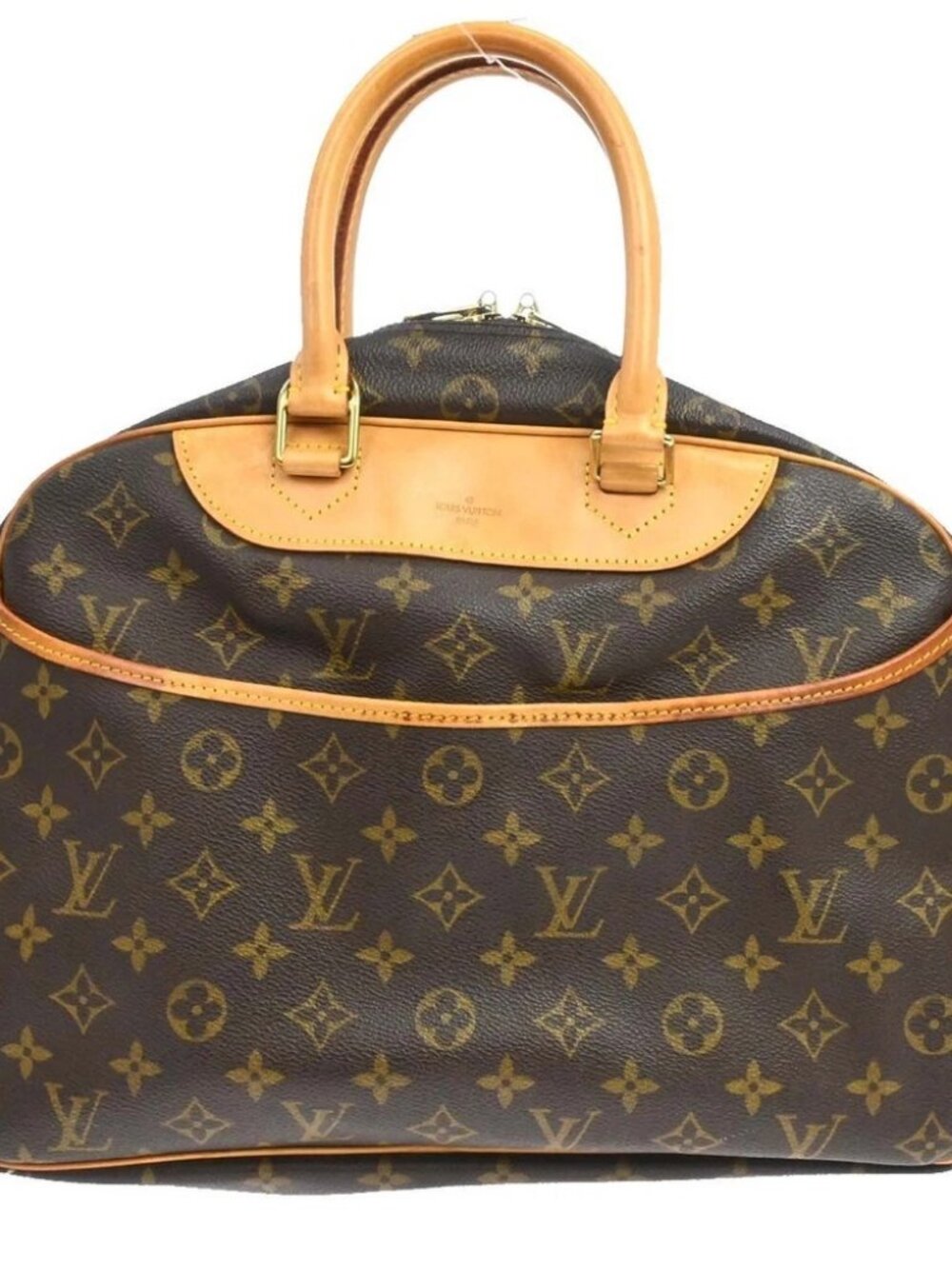 Louis Vuitton Deauville Bowling Vanity Handbag